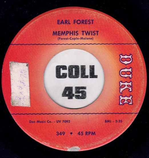 Earl Forest - Memphis Twist b/w Beale Street Popeye - Duke 7"