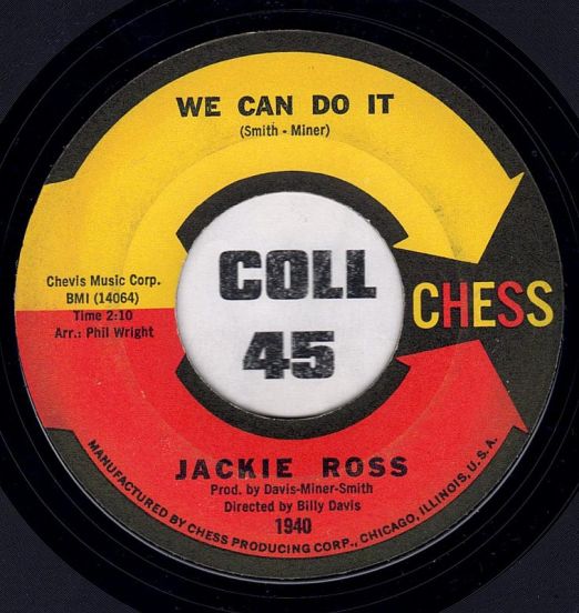 Jackie Ross - We Can Do It b/w Honey Dear - Chess 7"