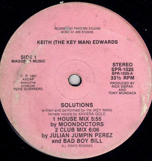 Keith (The Key Man) Edwards - Solutions - Sound Pak 12"