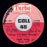 Linda Jones – Not On The Outside b/w Things I’ve Been Through – Turbo 7″