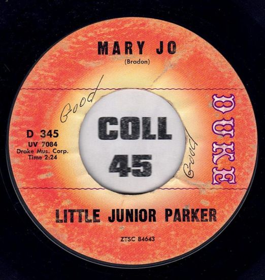 Little Junior Parker - Mary Jo b/w Annie Get Your Yo-Yo - Duke 7"