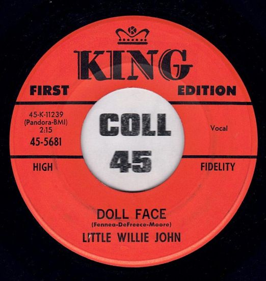 Little Willie John - Doll Face b/w Big Blue Diamonds - King 7"