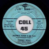 Tommy Wills – Honky Tonk II 66 Style b/w Night Train 66 Style – Air Town 7″