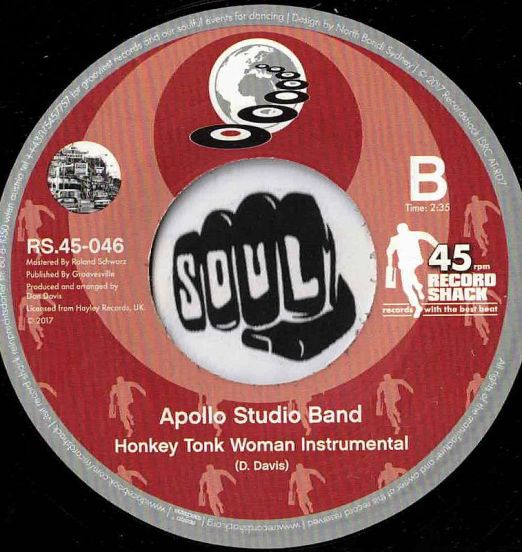 ApolloStudioBand-HonkeyTonkWomanInstrumental-RecordShack45-046LABELB