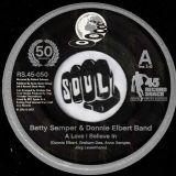 Betty Semper & Donnie Elbert Band – A Love I Believe In b/w Donnie Elbert Band – Instrumental – Record Shack AT 7″