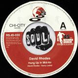 David Rhodes – Hung Up In Mid-Air b/w Paolo Scotti & Giacomo Silvestri Disco Mix – Record Shack AT 7″