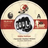 Eddie Holman – I Surrender (Harthon Version) b/w  She’s Wanted (In Three States) – Record Shack AT 7″