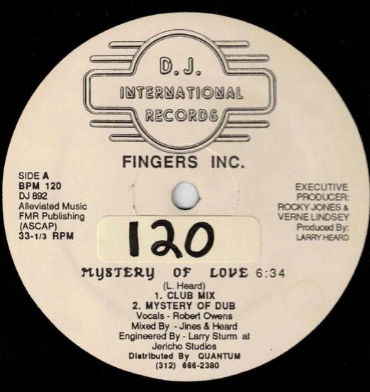 Fingers Inc. ‎- Mystery Of Love - D.J. International 12"