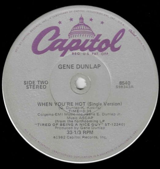 GeneDunlap-WhenYoureHotLABELB