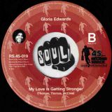 The Ascots – A Few Feet From The Gutter b/w Gloria Edwards – My Love Is Getting Stronger – Record Shack AT 7″