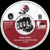 Gwen Davis – My Man Don’t Think I Know / I Can’t Be Your Part Time Baby – Record Shack AT 7″