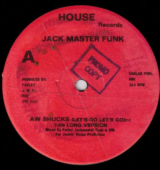 Jack Master Funk - Aw Shucks (Let's Go Let's Go) - House 12"