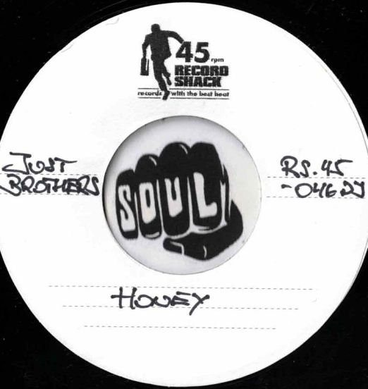 Just Brothers - Honey b/w Apollo Studio Band - Honky Tonk Woman Instrumental - Record Shack AT DJ 7"