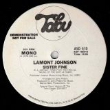 Lamont Johnson – Sister Fine STEREO b/w MONO Version – Tabu DJ 12″