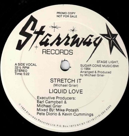Liquid Love - Stretch It b/w Instrumental - Starrway DJ 12"