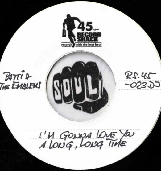Patti & the Emblems - I'm Gonna Love You A Long Long Time b/w It's the Little Things - Record Shack AT DJ 7" TEST PRESS