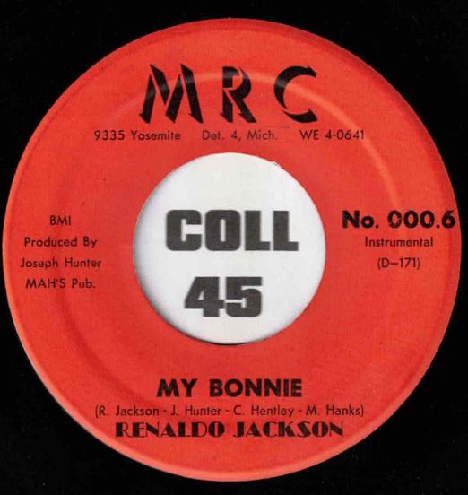 Renaldo Jackson - My Bonnie b/w The Congolese Tip - BRC 7"