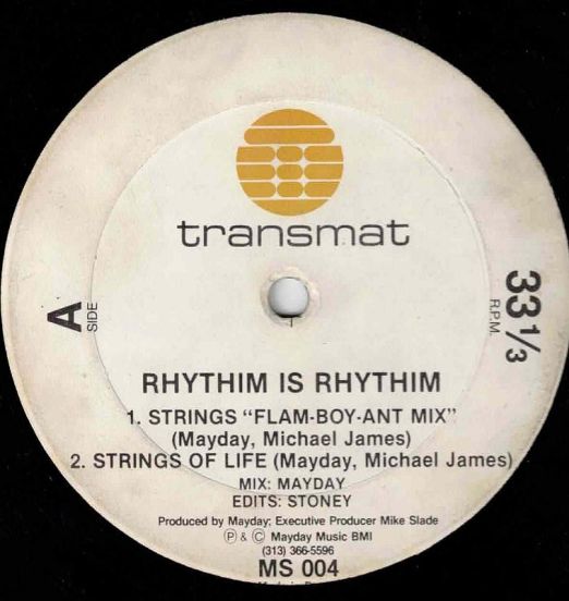 Rhythim Is Rhythim - Strings Of Life - Transmat 12" EP