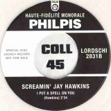 King Coleman – Black Bottom Blues b/w Screamin’ Jay Hawkins – I Put A Spell On You – Philpis White Vinyl 7″