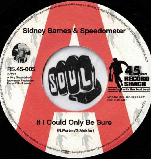 SidneyBarnes&Speedometer-IfICouldOnlyBeSure-RecordShackRS45-005-BIGREDALABELB