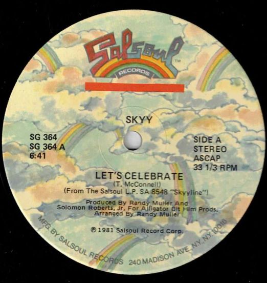 Skyy - Let's Celebrate b/w Gonna Get It On - Salsoul 12"