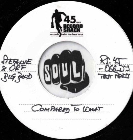 Stefanie & ORF Big Band - Compared To What b/w Compared To What Alt. Version - Record Shack AT TP DJ 7"