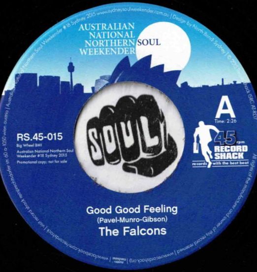 The Falcons - Good Good Feeling b/w Standing On Guard (Alternate Version) - Record Shack AT ANSW   7"