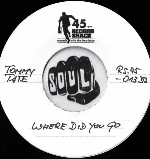 The Imperial Showband Feat. Tommy Tate - Where Did You Go b/w I Can't Do Enough For You Baby - Record Shack AT DJ 7"