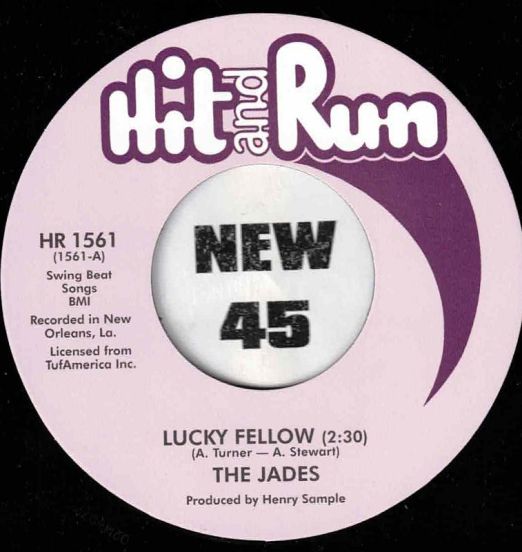 *HOT!* The Jades - Lucky Fellow EP - Hit And Run UK 7"