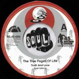 The True Pages Of Life – Truth And Love b/w Long Version – Record Shack AT 7″