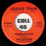 Tiny Watkins – Run, Run, Run (What Is My Life) b/w Cradle Of Love – Goodie Train 7″