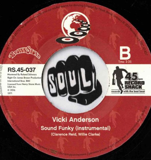 VickiAnderson-SoundFunky(Instrumental)-RecordShackRS45-037LABELB