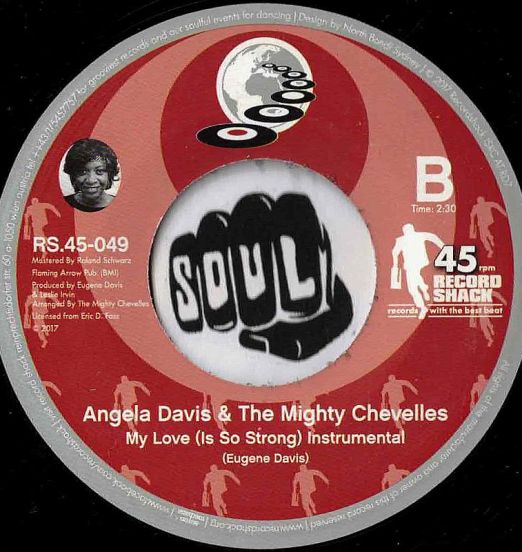 AngelaDavis&TheMightyChevelles-MyLove(IsSoStrong)Instrumental-RecordShackRS45-049LABELB