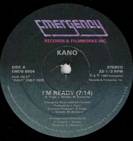 Kano - I'm Ready b/w Holly Dolly - Emergency 12"