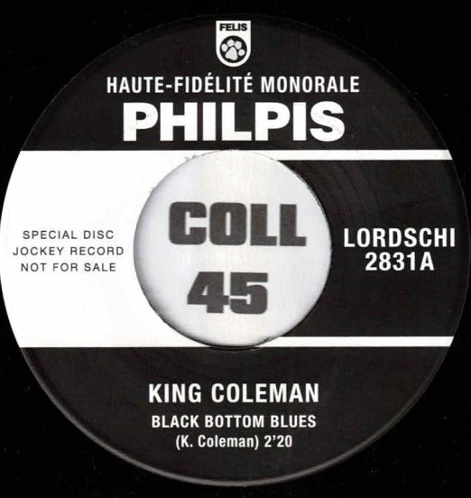 King Coleman - Black Bottom Blues b/w Screamin' Jay Hawkins - I Put A Spell On You - Philpis 7"