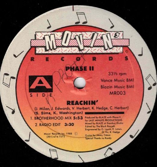 Phase II - Reachin' - Movin' 12"
