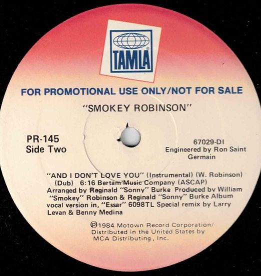 SmokeyRobinson-AndIDontLoveLABELB