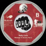 Wally Coco – Message To Society b/w Pt.2- Record Shack AT 7″