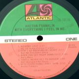 Aretha Franklin – With Everything I Feel In Me – Atlantic LP
