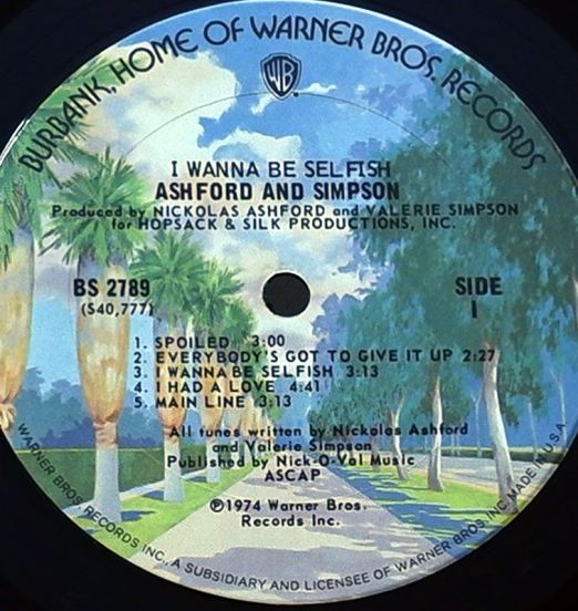 AshfordAndSimpson-IWannaBeSelfish-WBLABEL
