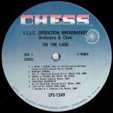 The SCLC Operation Breadbasket Orchestra And Choir – On The Case – Chess LP