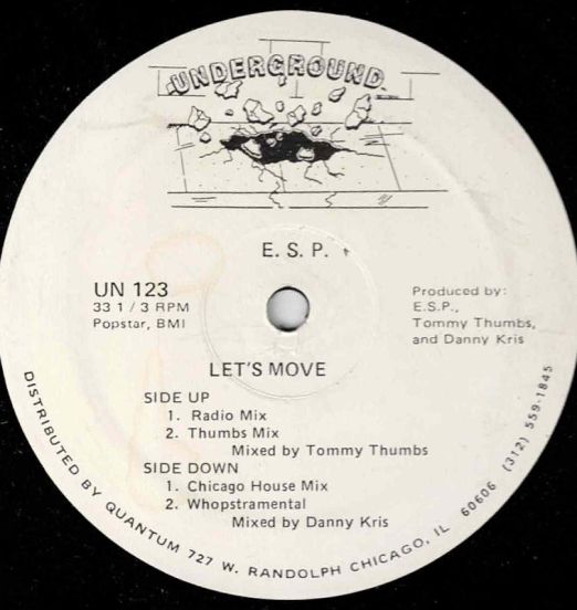 E.S.P. - Let's Move - Underground 12"