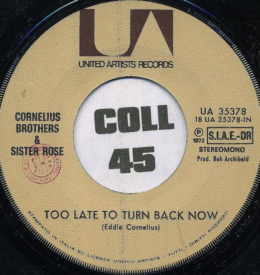 EddieCornelius-TooLateToTurnBackNowr-UnitedArtistsItalia45STEREOMONOLABELB