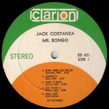 Jack Costanza – Mr. Bongo – Clarion LP