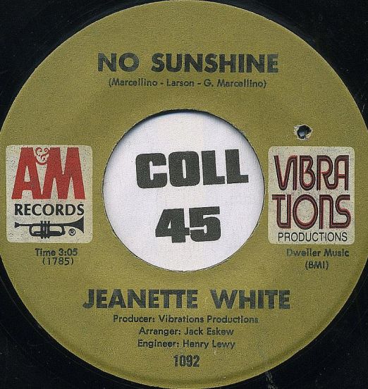 JeanetteWhite-NoSunshine-Am45LABELA