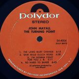 John Mayall – The Turning Point – Polydor LP