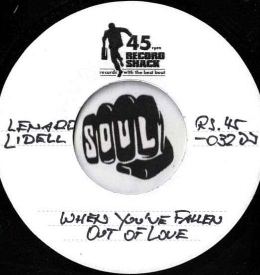 LenardLidell-WhenYou'veFallenOutOfLove-RecordShackRS45-031DJLABELB
