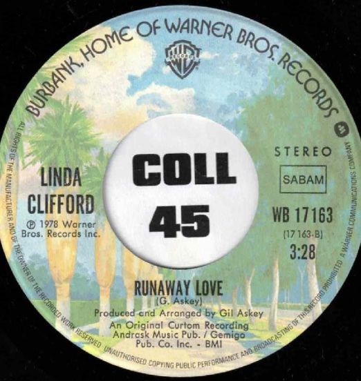 LindaClifford-RunawayLove-WarnerBrosGER45LABELA