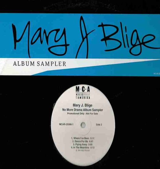 Mary J. Blige - No More Drama (Album Sampler) - MCA DJ 12" EP