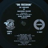 The Aeolians Of Oakwood College – Oh Freedom – Bee Gee LP